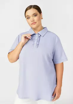 Поло с рюшей