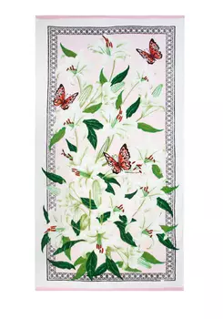 Полотенце махровое "Лилии"