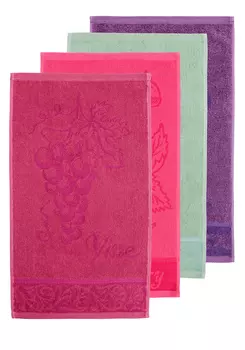 Полотенце махровое с бамбуком, 4 шт.