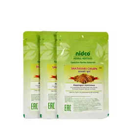 Порошок аюрведа для женщин «Шатавари», 3 шт.