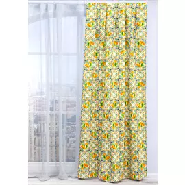 Портьера из рогожки "Лимонад"