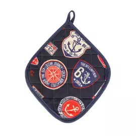 Прихватка кухонная из рогожки