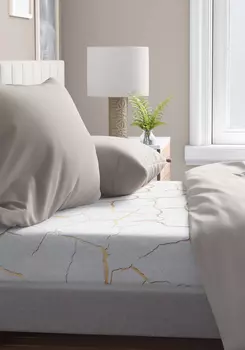 Простыня из поплина "Кракелюр"