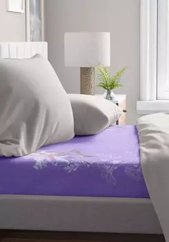 Простыня на резинке "Нежный ирис"