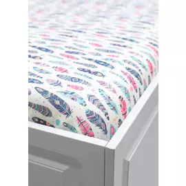 Простыня на резинке " Перышко"