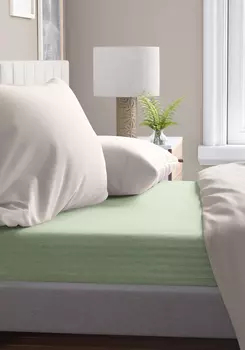 Простыня на резинке "Шелковая полоса"