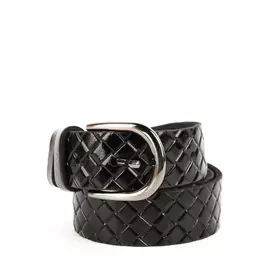 Ремень фактурной обработки кожаный