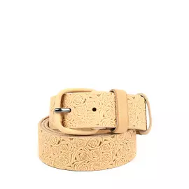 Ремень из натуральной кожи с тиснением