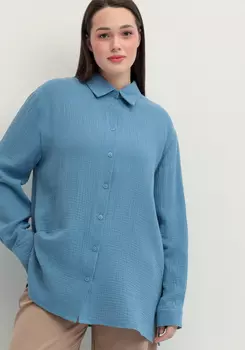 Рубашка муслиновая свободного кроя