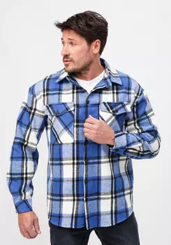 Рубашка в крупную клетку