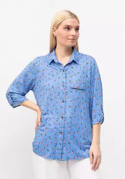 Рубашка с цветочным принтом "Арианна"