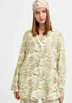 Рубашка с длинным рукавом изо льна