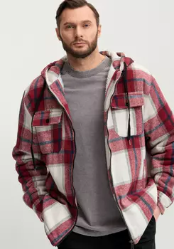 Рубашка с капюшоном и подкладом из шерпы