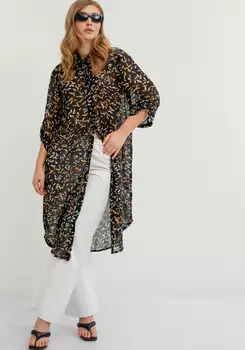 Рубашка с рукавом 7/8 и патами