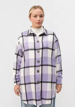 Рубашка удлиненная в клетку "Сюзан"