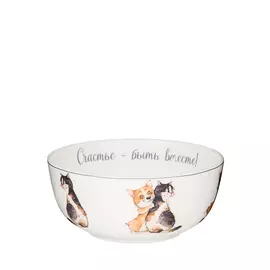 Салатник-тарелка "Лучшие друзья"