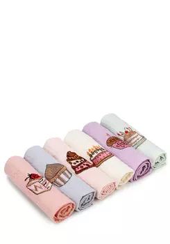 Салфетки с вышивкой , 6 шт.