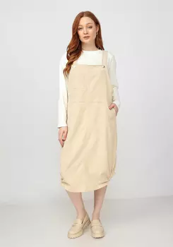 Сарафан из микровельвета на бретелях