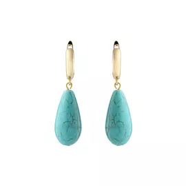 Серьги "Бирюзовое чудо"