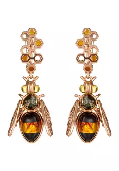 Серьги "Медоносная пчелка"
