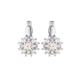 Серьги "Сияющий цветок"