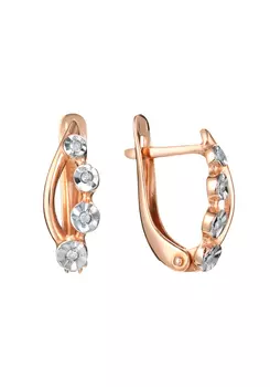 Серьги серебряные "Бесконечная любовь"