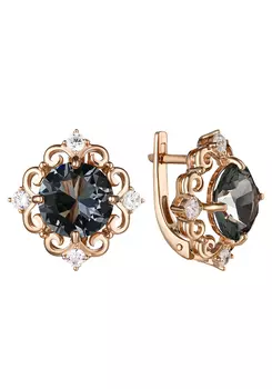 Серьги серебряные "Чувственный образ"