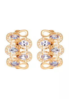 Серьги серебряные "Дворцовая роскошь"