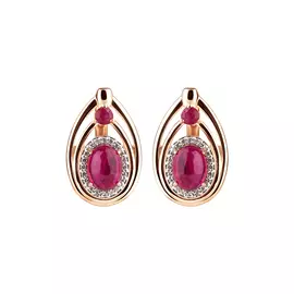 Серьги серебряные "Бьянка"