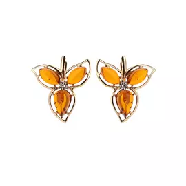 Серьги серебряные "Беатрисса"