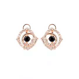 Серьги серебряные "Берта"