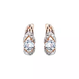 Серьги серебряные "Бритни"