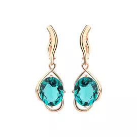 Серьги серебряные "Чарующая красота"