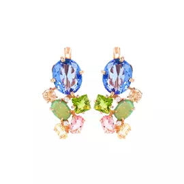 Серьги серебряные "Чудесное мгновение"