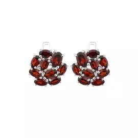 Серьги серебряные "Джинет"