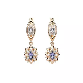 Серьги серебряные "Феерия"