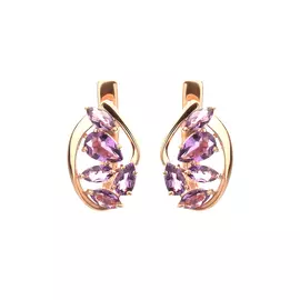 Серьги серебряные "Искусительница"