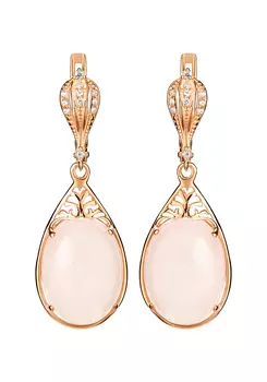 Серьги серебряные "Элегантная нежность"