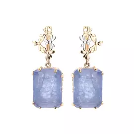 Серьги серебряные "Элизабет"