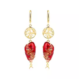 Серьги серебряные "Кармэль"