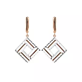 Серьги серебряные "Кортни"