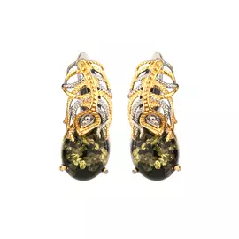 Серьги серебряные "Олимпия"