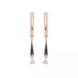 Серьги серебряные "Палермо"