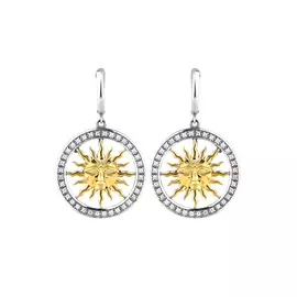 Серьги серебряные "Природная энергия"