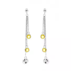 Серьги серебряные "Сабрина"