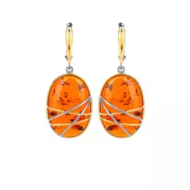 Серьги серебряные "Стелла"