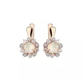 Серьги серебряные "Таинственность"