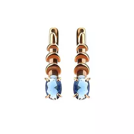 Серьги серебряные "Вечерняя поэзия"