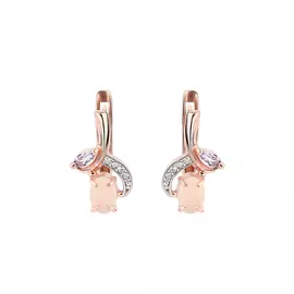 Серьги серебряные "Загадочное сияние"