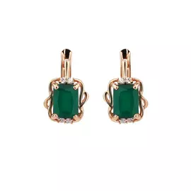 Серьги серебряные "Зара"